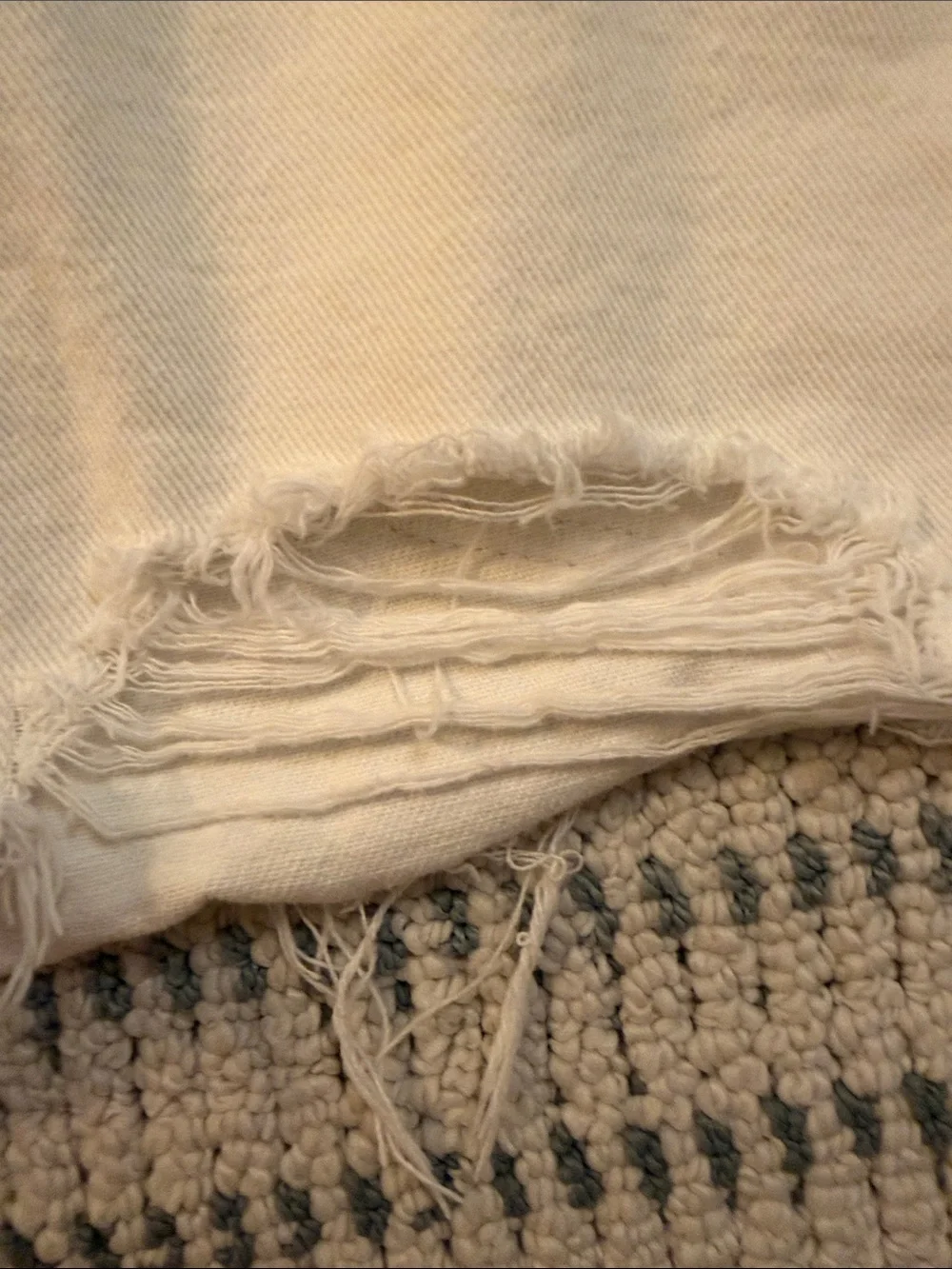 Edikted white denim